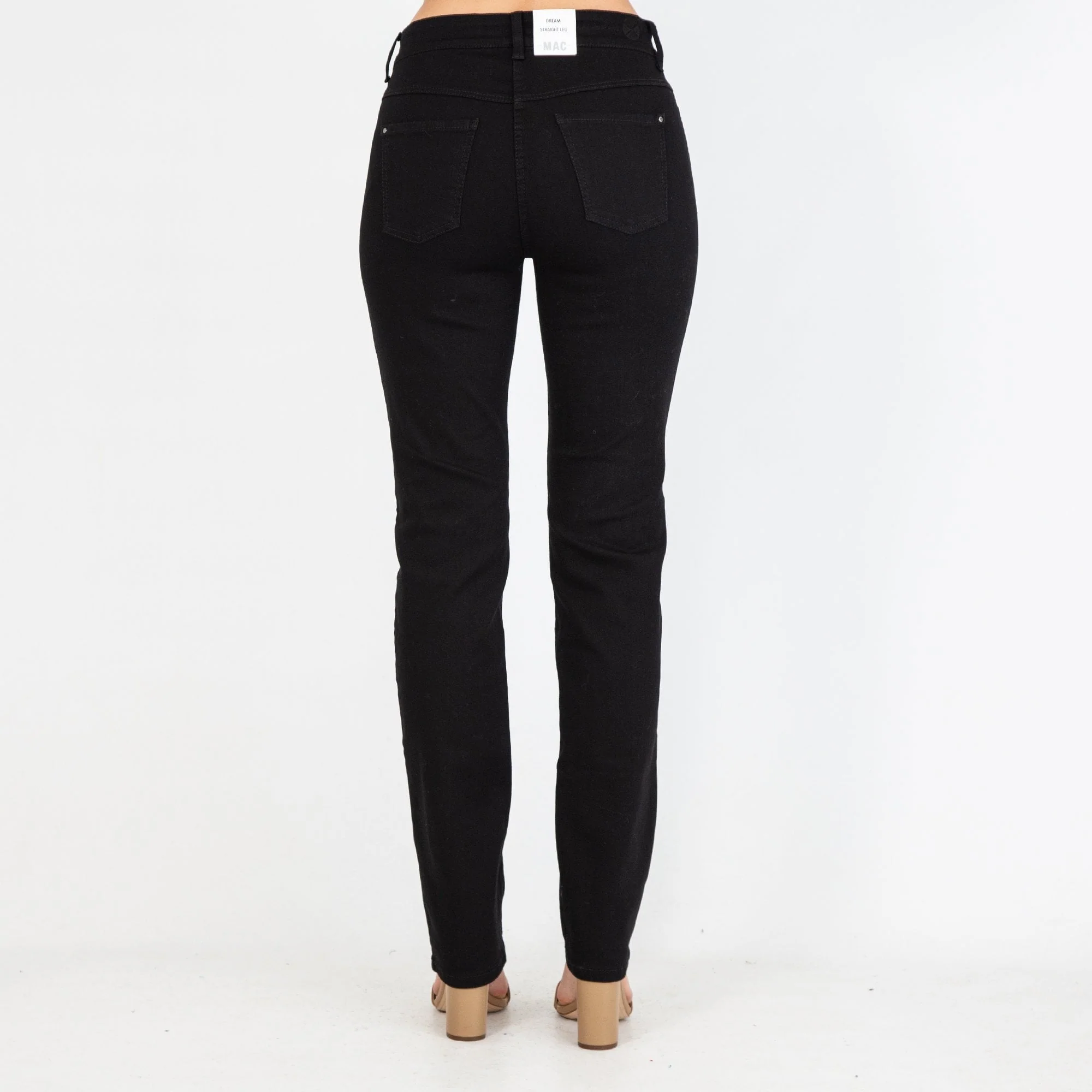 Mac Dream Straight Leg Jean Black D999 32L - Image 4